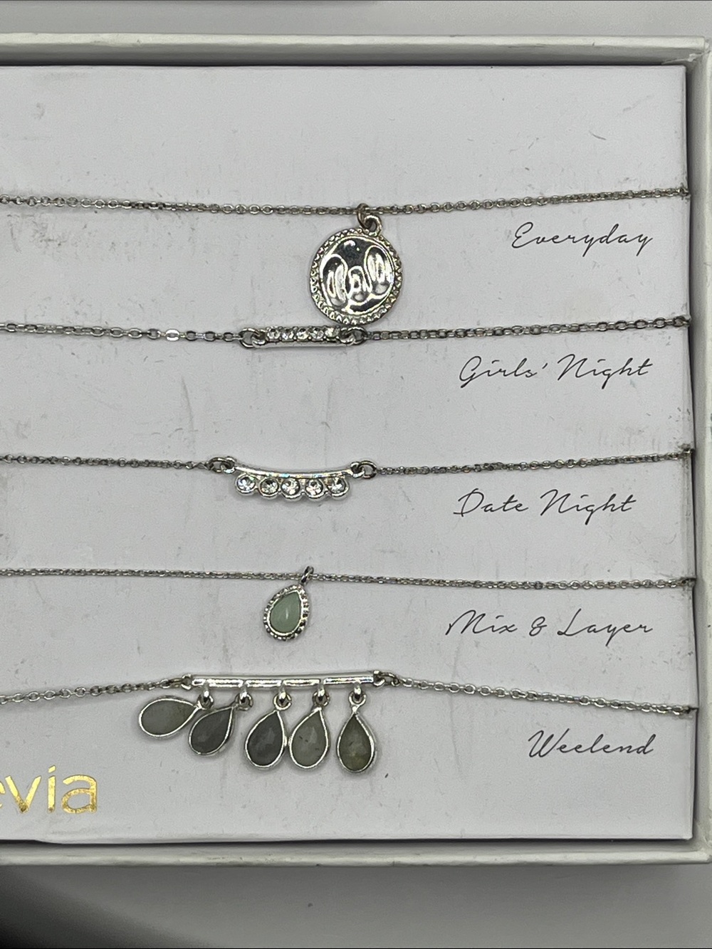 Kevia Five Piece Necklace Set NIB